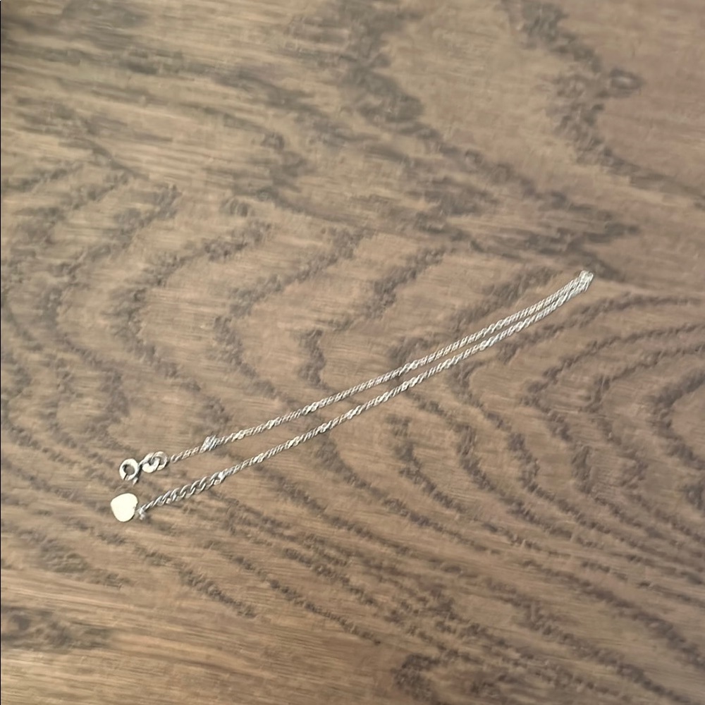 Elegant Silver Heart Pendant Necklace